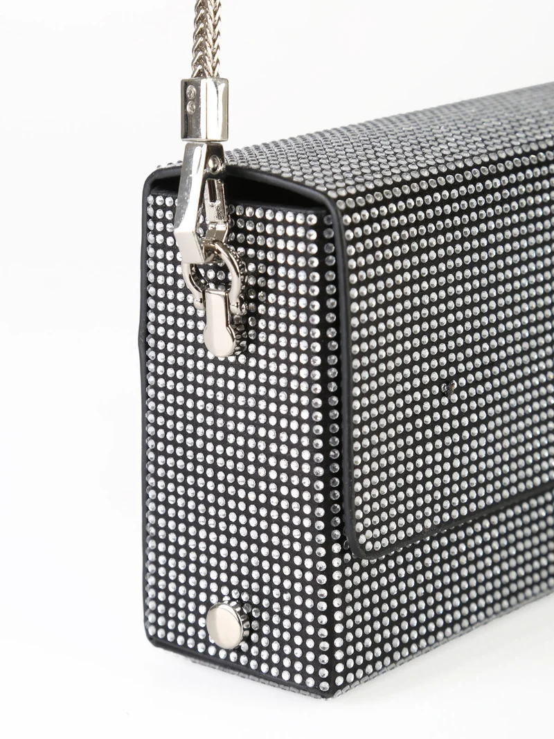 Pochette elegante da donna con strass - multicolore