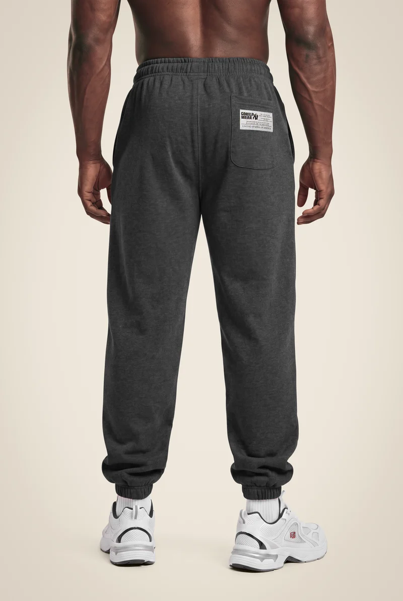 Classic Oversized Sweatpants - Dark Gray Melange