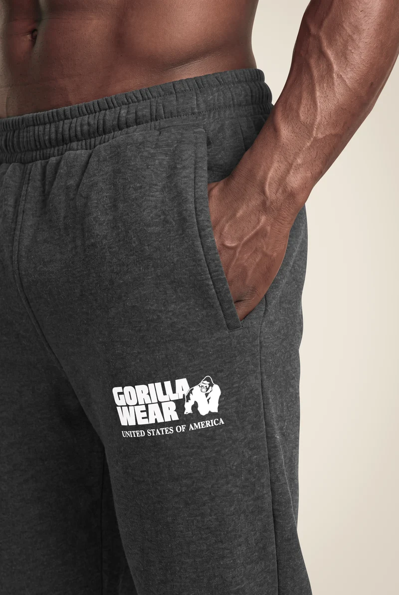 Classic Oversized Sweatpants - Dark Gray Melange
