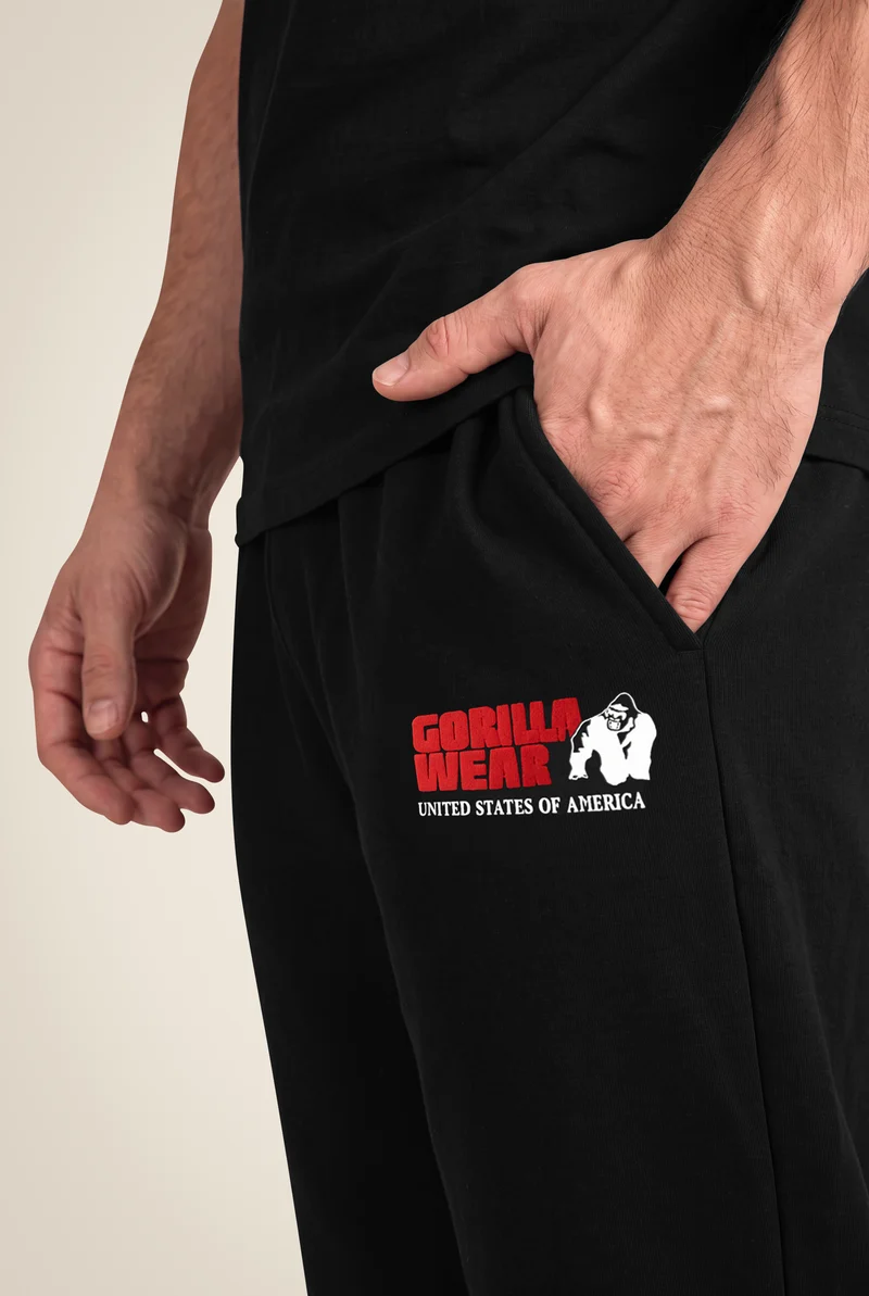 Classic Oversized Sweatpants - Black