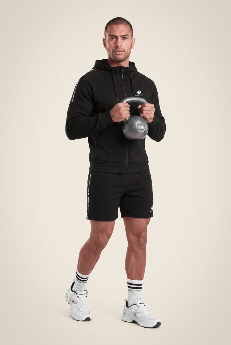 Harvey Track Shorts - Black