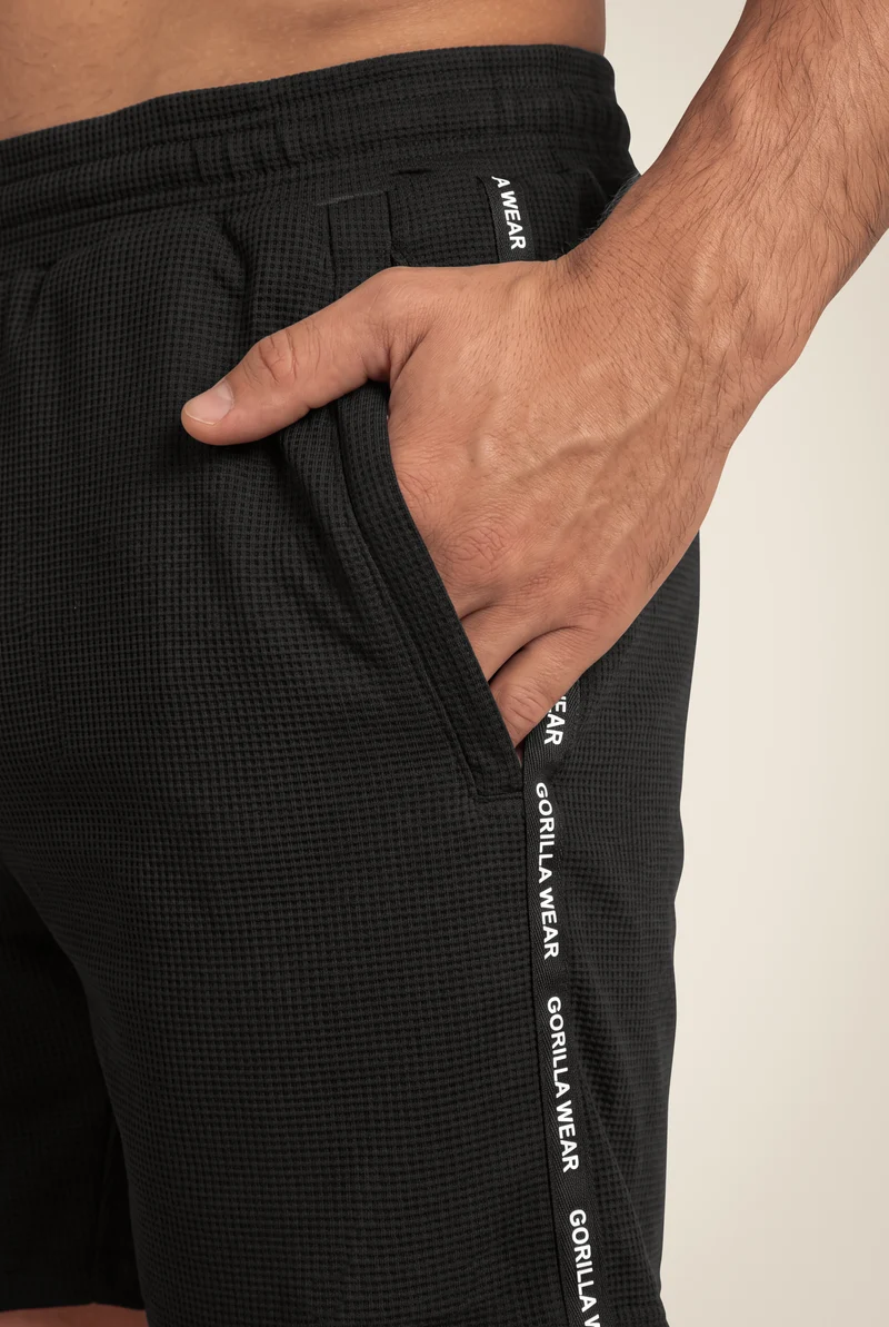 Harvey Track Shorts - Black