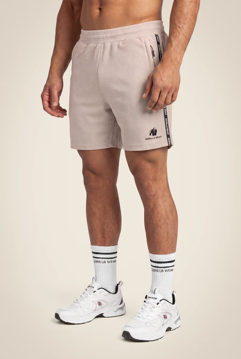 Harvey Track Shorts - Beige
