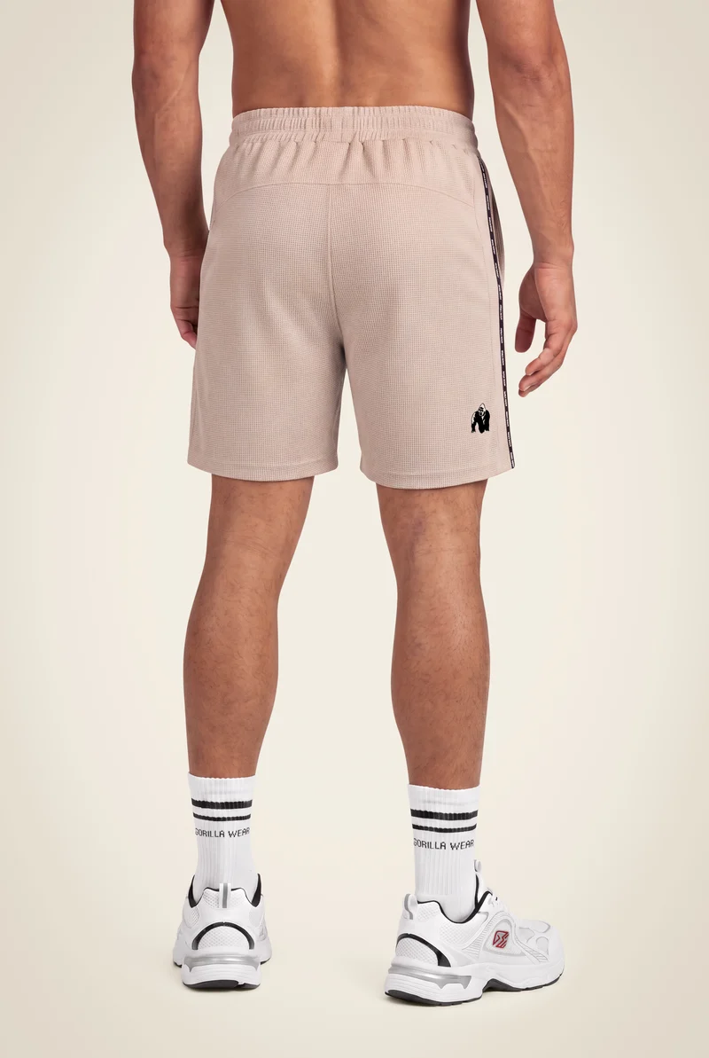 Harvey Track Shorts - Beige