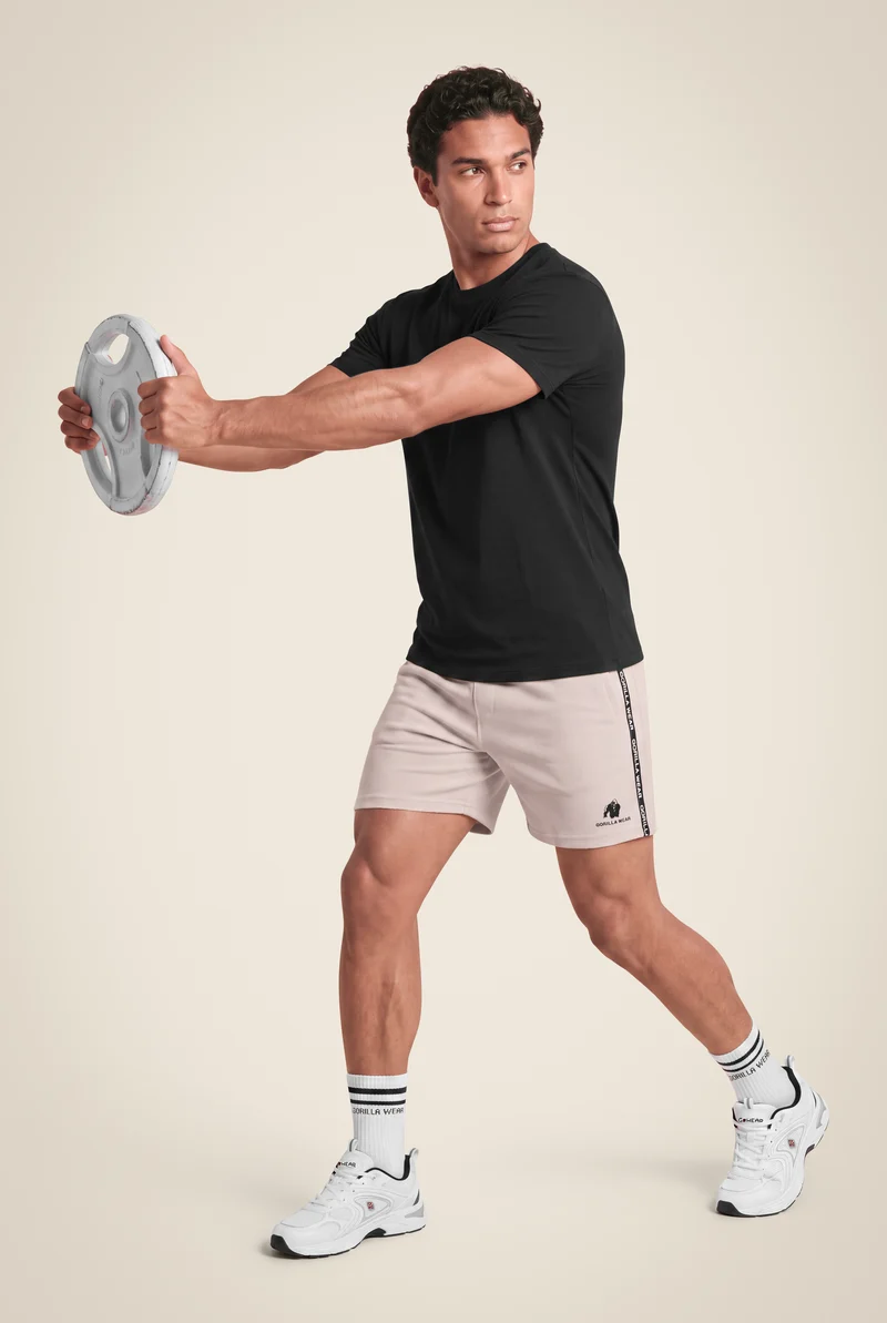 Harvey Track Shorts - Beige