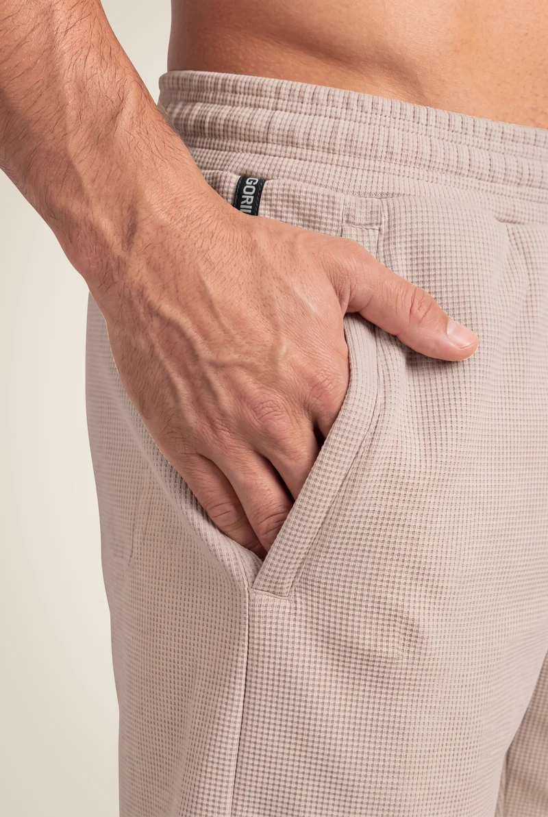 Harvey Track Shorts - Beige