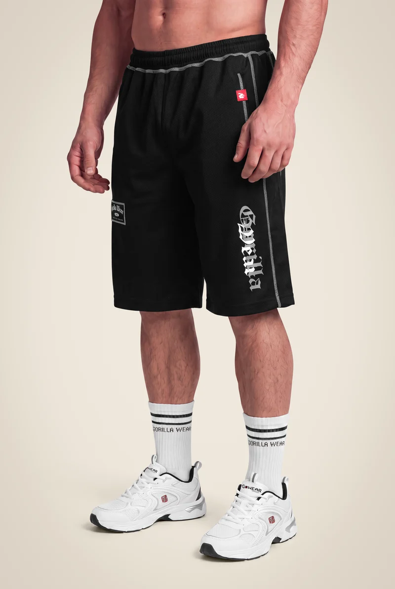 Marlow Mesh Shorts - Black/Gray