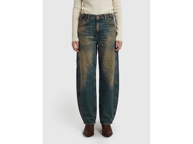 Jeans im Vintage-Stil mit lässiger Passform