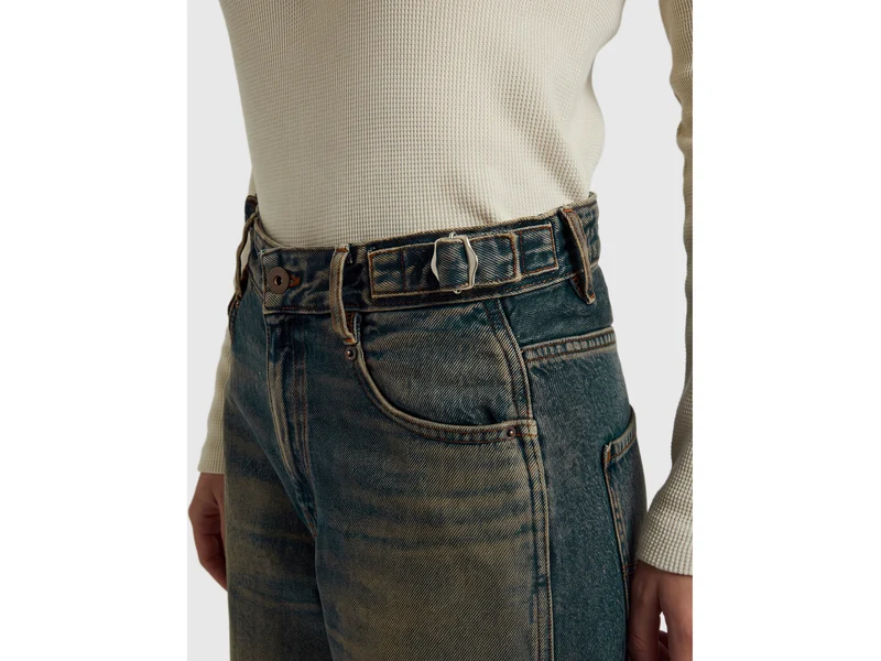 Jeans im Vintage-Stil mit lässiger Passform