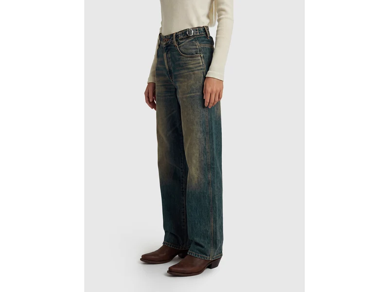 Jeans im Vintage-Stil mit lässiger Passform