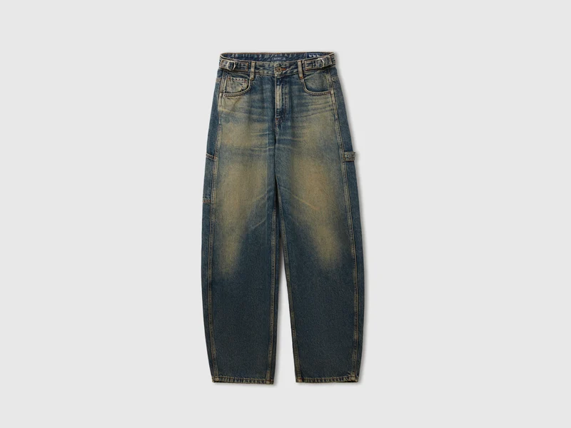 Jeans im Vintage-Stil mit lässiger Passform