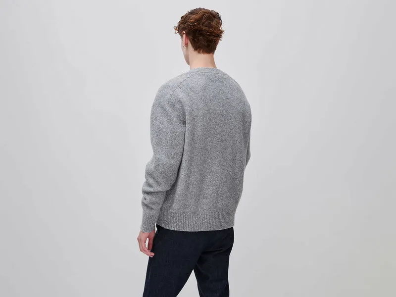 Oversize-Strickjacke aus Wollmischung