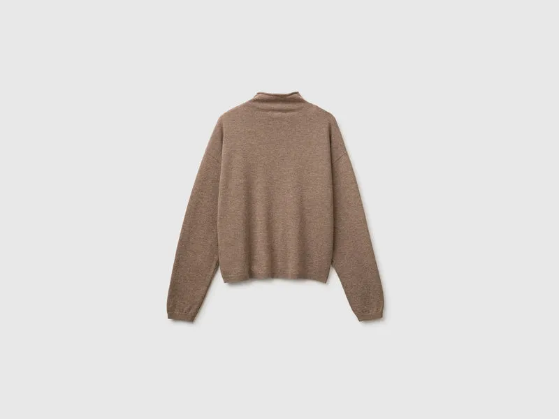 Weicher Pullover aus Woll-Kaschmir-Mischgewebe