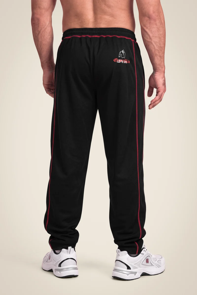 Marlow Mesh Pants - Black/Red