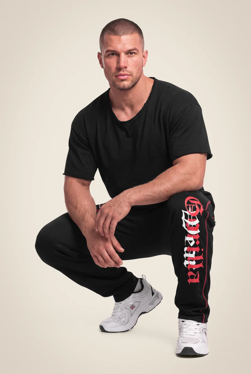 Marlow Mesh Pants - Black/Red