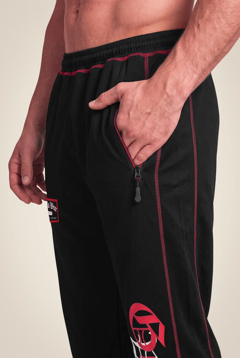 Marlow Mesh Pants - Black/Red