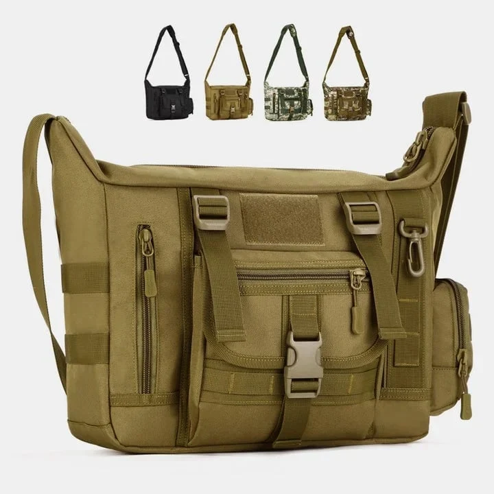 Herren Umhängetasche | Crossbody Tasche mit mehreren Fächern und Laptopfach