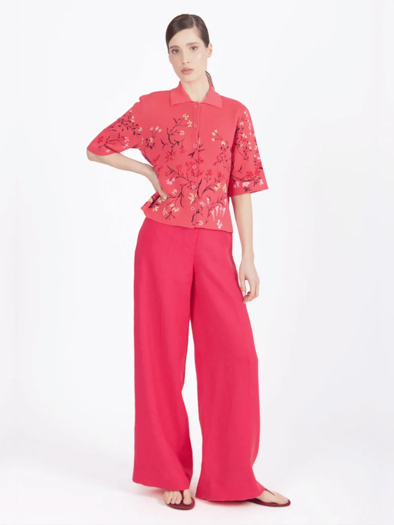 Jacke Floralmuster