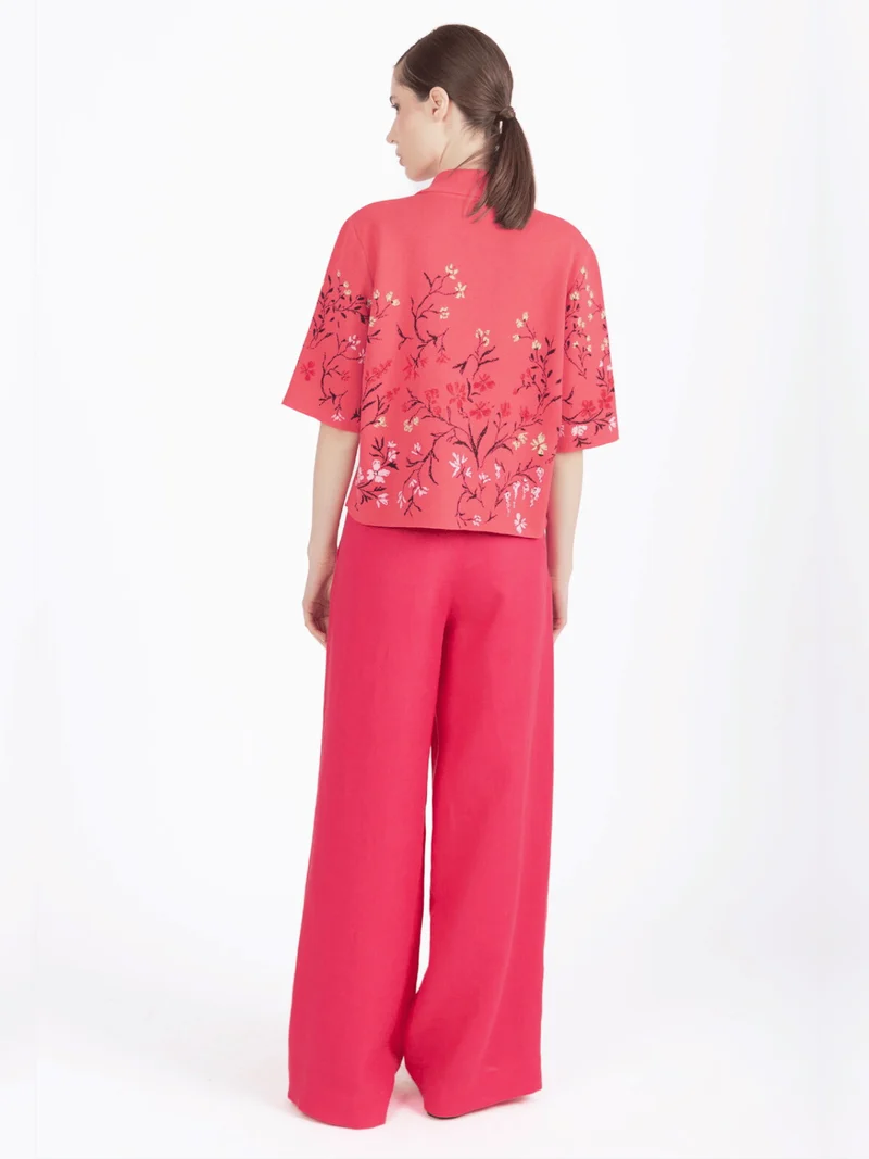 Jacke Floralmuster