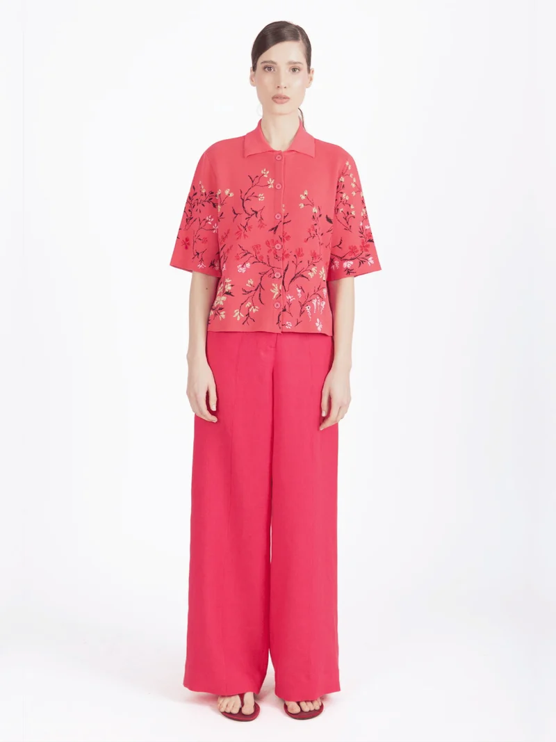 Jacke Floralmuster