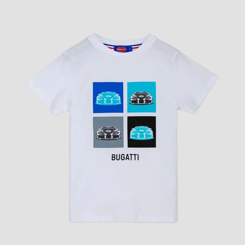 BUGATTI KIDS POP ART T-SHIRT WHITE