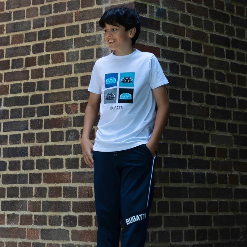 BUGATTI KIDS POP ART T-SHIRT WHITE