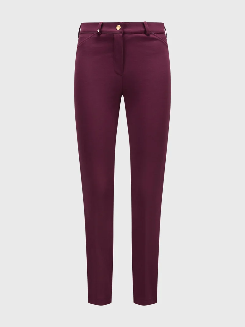 Pepper Jerseyhose in Burgundy