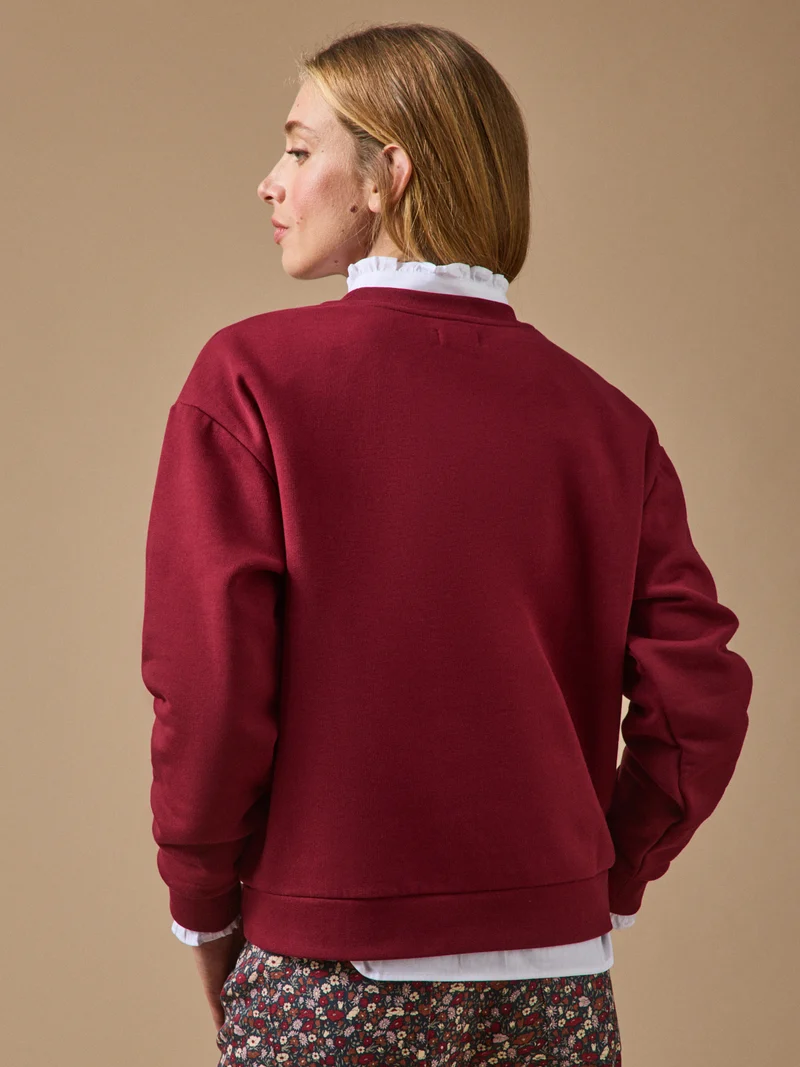Damensweatshirt aus Bio-Baumwolle