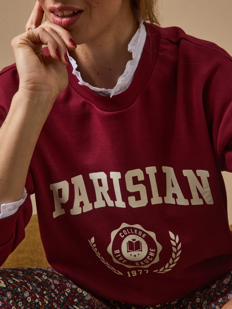 Damensweatshirt aus Bio-Baumwolle