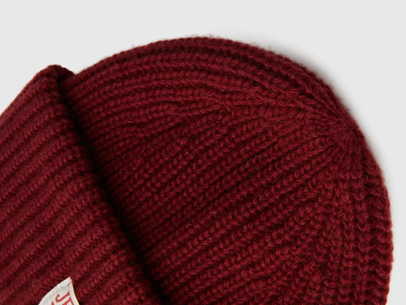 Mütze aus 100 % Wolle mit Jean's West-Label