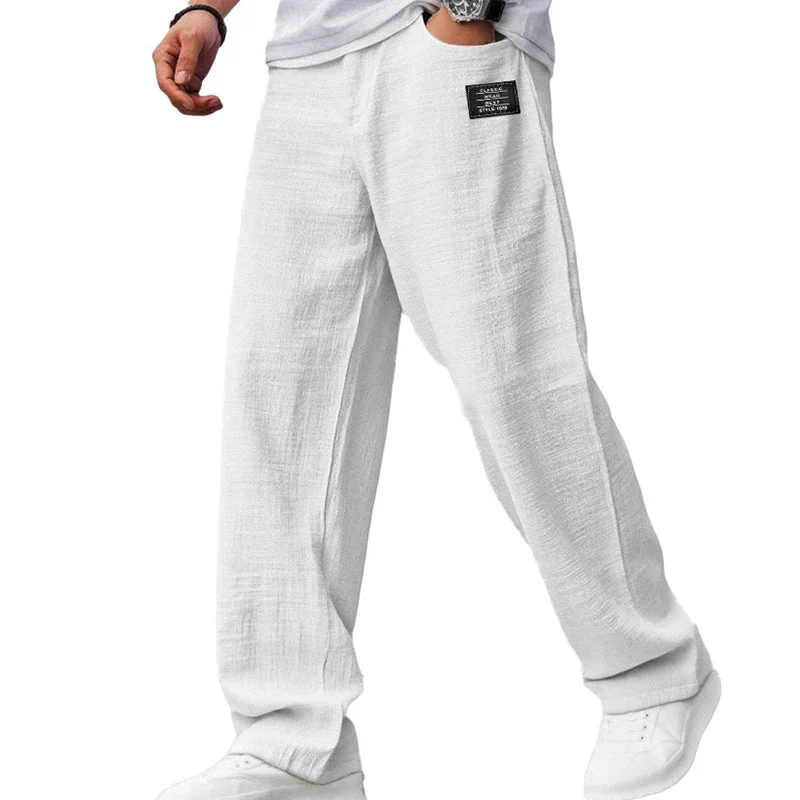 Herren Sommerhose | Luftige Freizeithose mit lockerem Schnitt und tiefen Seitentaschen für warme Tage