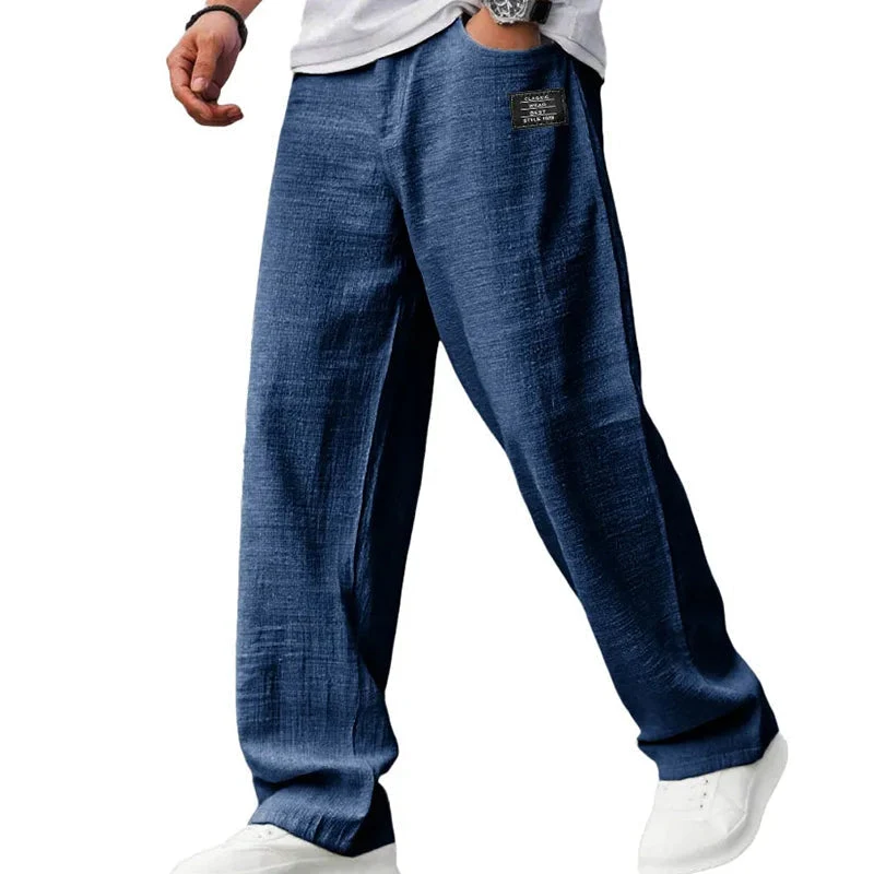 Herren Sommerhose | Luftige Freizeithose mit lockerem Schnitt und tiefen Seitentaschen für warme Tage