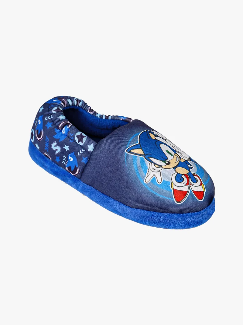 Pantofole chiuse da bambino in tessuto - blu