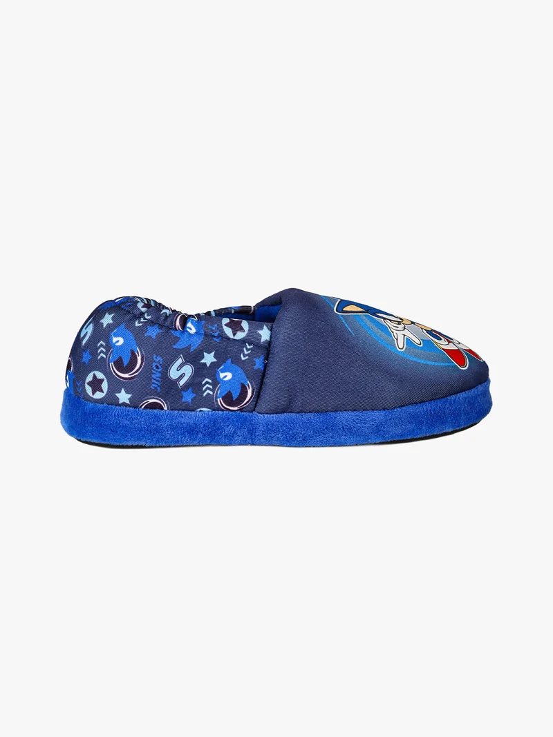 Pantofole chiuse da bambino in tessuto - blu