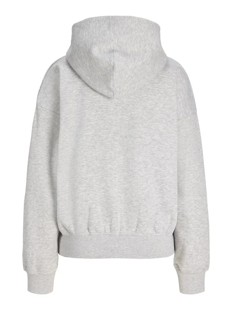 JXSOPHIA BOXY LS ZIP HOOD SWT