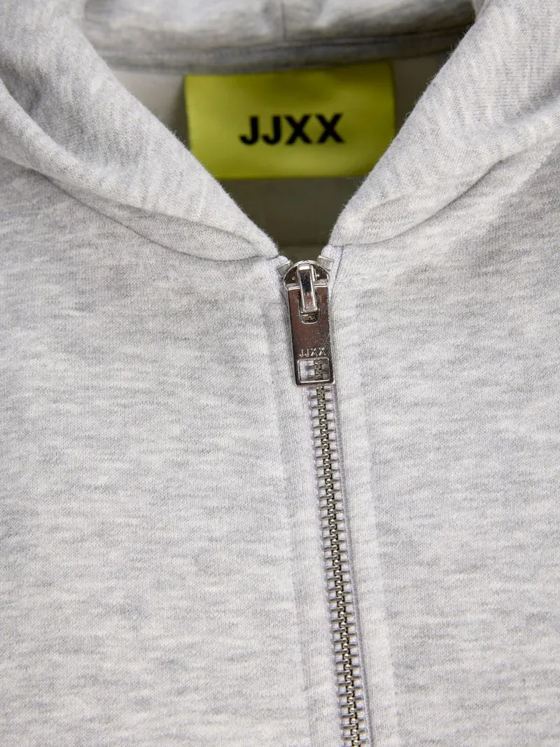 JXSOPHIA BOXY LS ZIP HOOD SWT