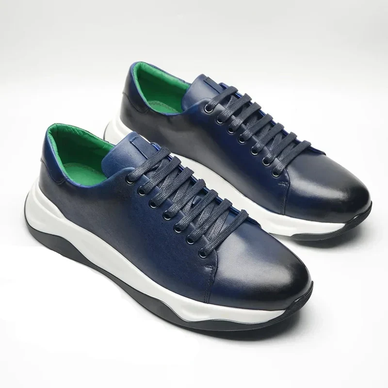 High Cowhide Leather Shoes
