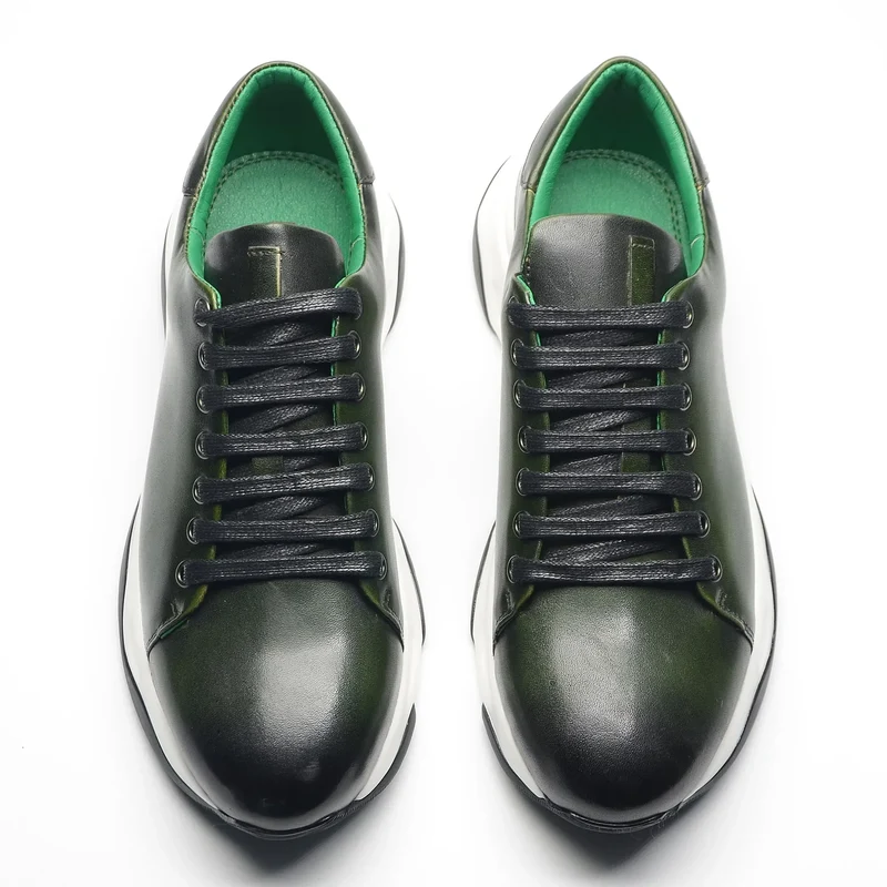 High Cowhide Leather Shoes