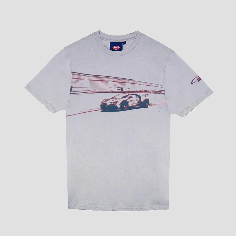 BUGATTI CHIRON PUR SPORT T-SHIRT GREY