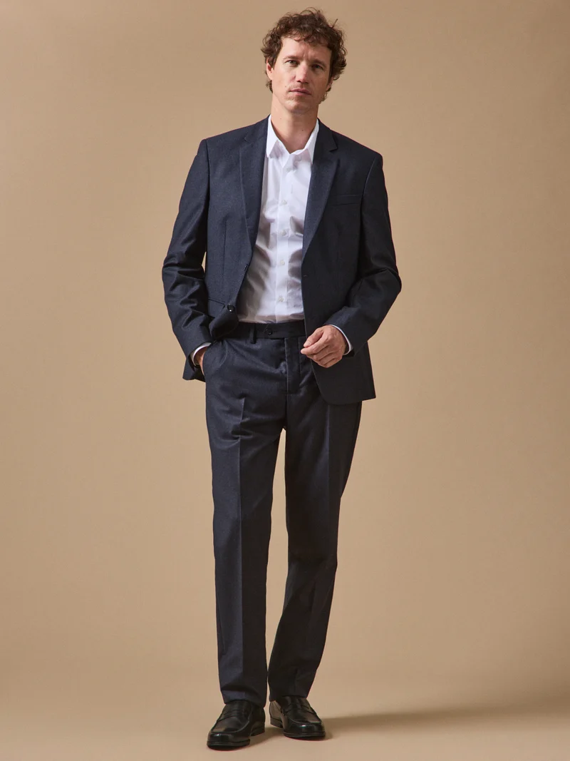 Herren-Anzughose aus Flanell