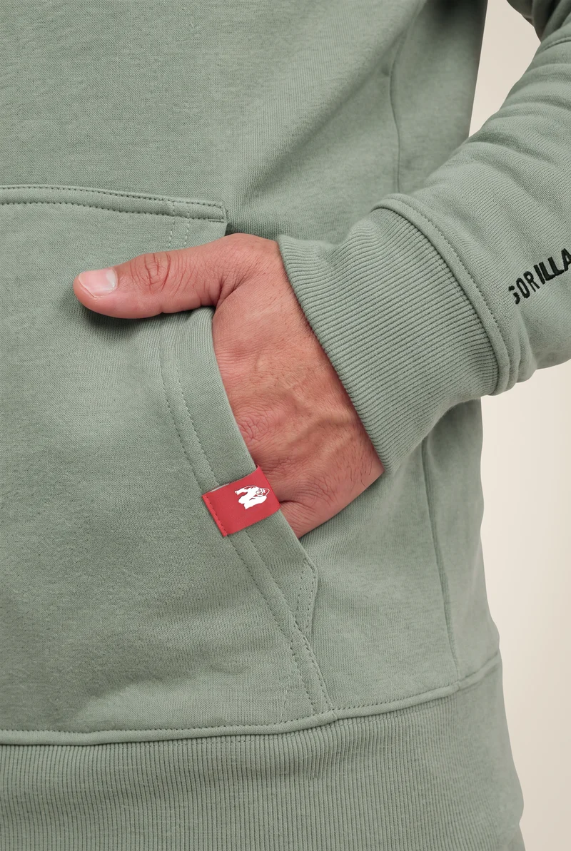 Leon Zipped Hoodie - Green