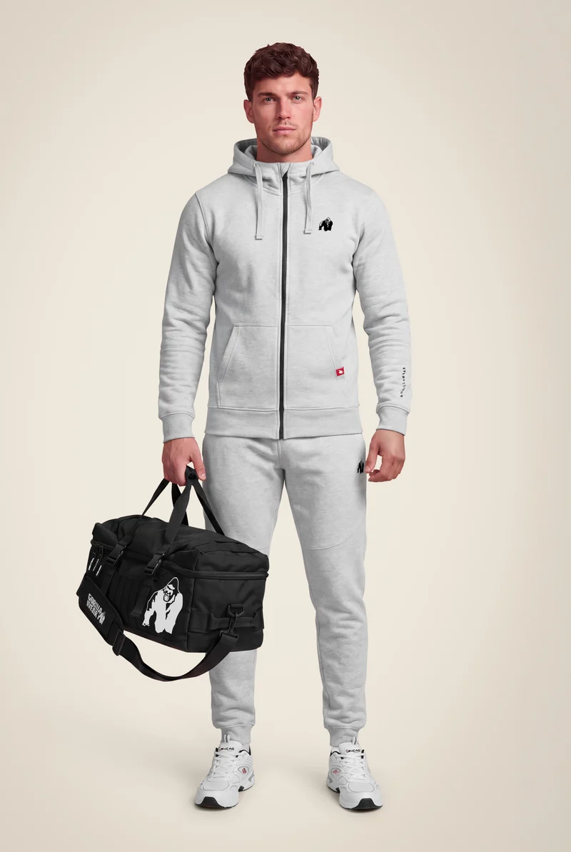 Leon Zipped Hoodie - Gray
