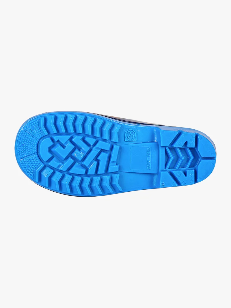 Stivali pioggia da bambino con stampe - blu