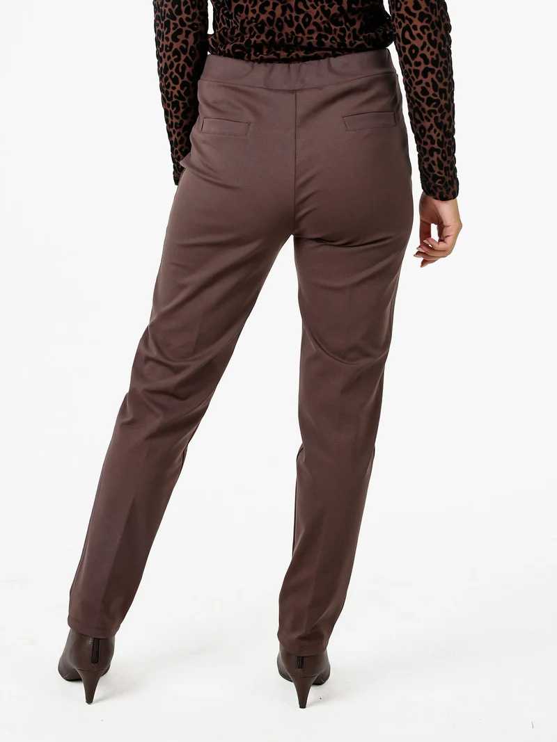 Pantaloni donna a sigaretta - moro
