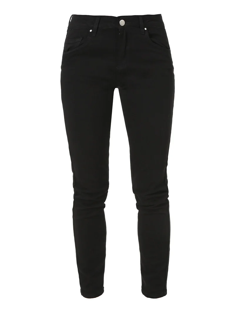 Pantaloni jeans da donna slim fit - nero