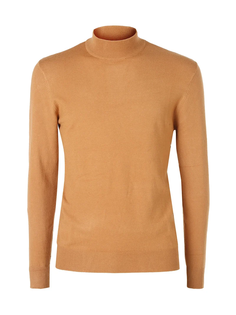 Maglia lupetto da uomo - arancione