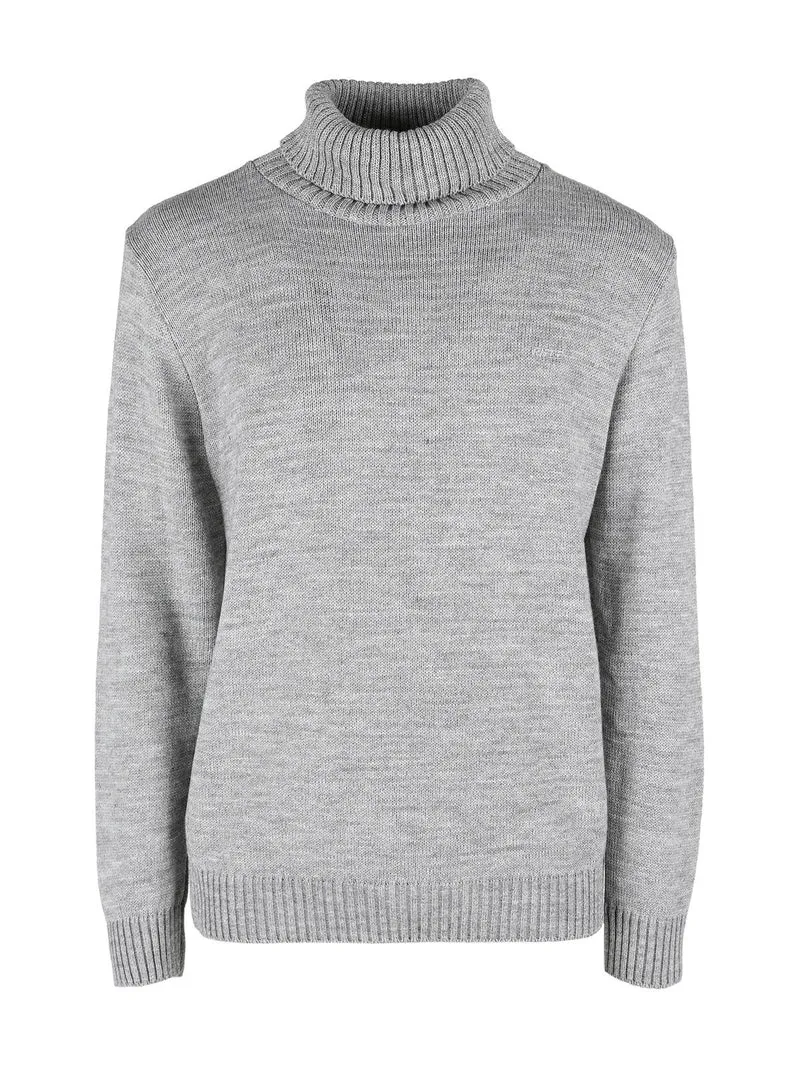 Maglione da uomo dolcevita - grigio