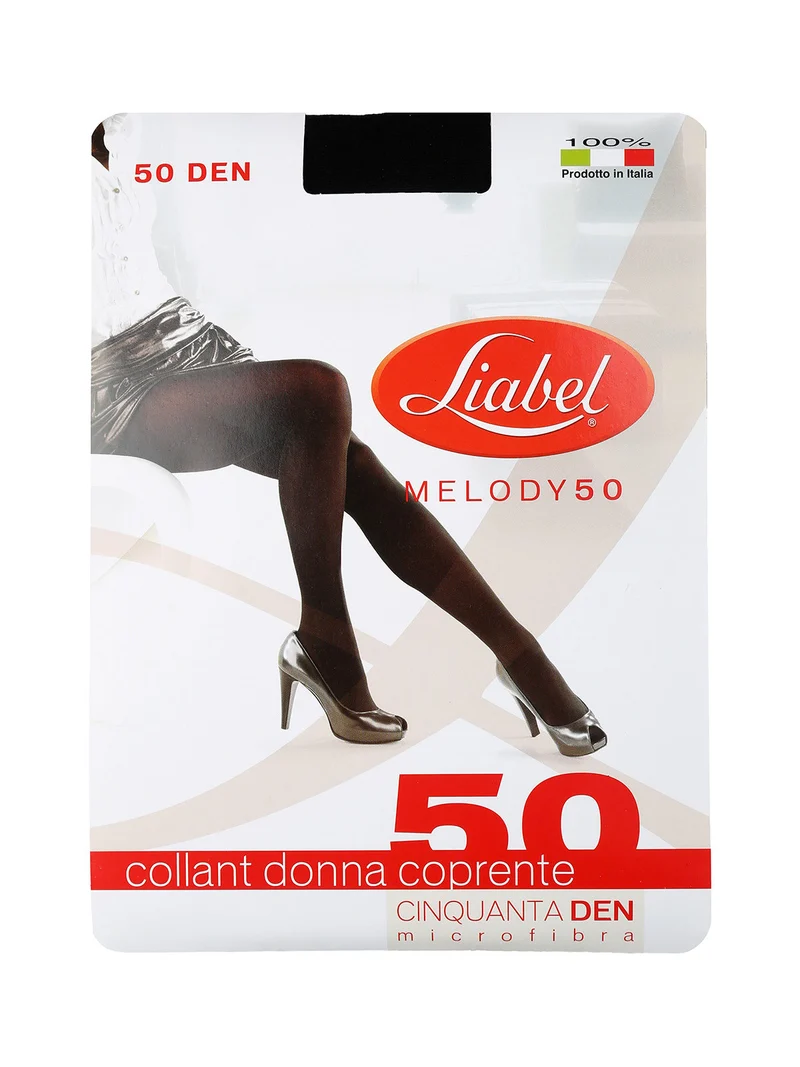 Collant donna coprente in microfibra 50 DENARI - nero