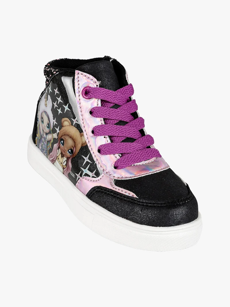 Sneakers alte da bambina - nero