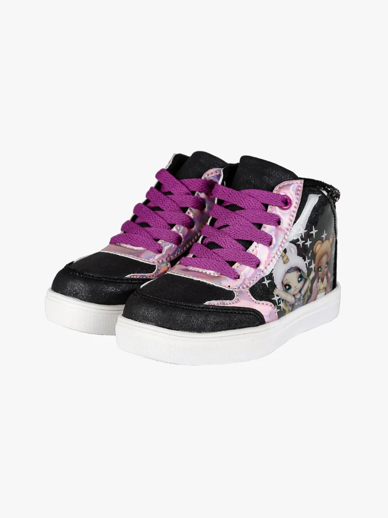 Sneakers alte da bambina - nero